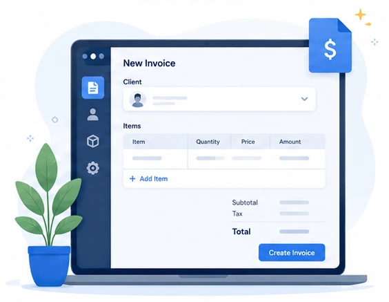 creating invoice has never been this simple